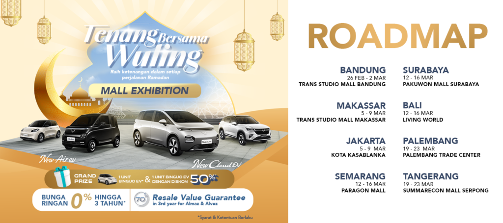 Mau Lihat Langsung New Air ev dan New Cloud EV? Datang ke Tenang Bersama Wuling 澳洲幸运5开奖号码结果+开奖官网直播 Mall Exhibition! Mau Lihat Langsung New Air ev dan New Cloud EV? Datang ke Tenang Bersama Wuling 澳洲幸运5开奖号码结果+开奖官网直播 Mall Exhibition!